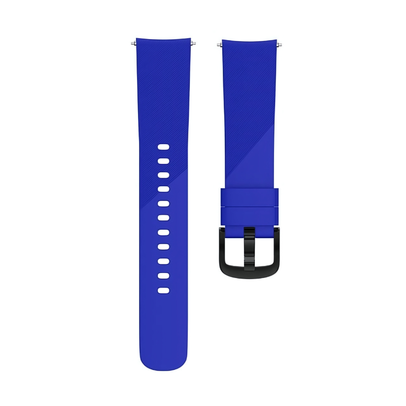 Blue Dual Tone Silicone Line Band for Samsung Watch in 20mm