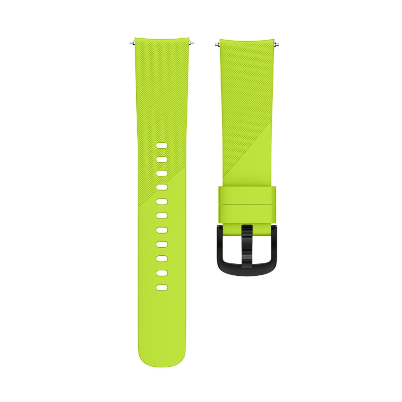 Green Dual Tone Silicone Line Band for Samsung Watch in 20mm