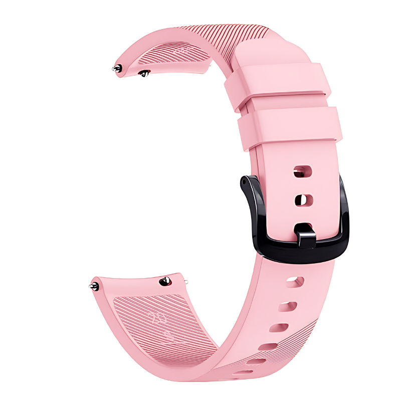 Pink Dual Tone Silicone Line Band for Samsung Watch in 20mm