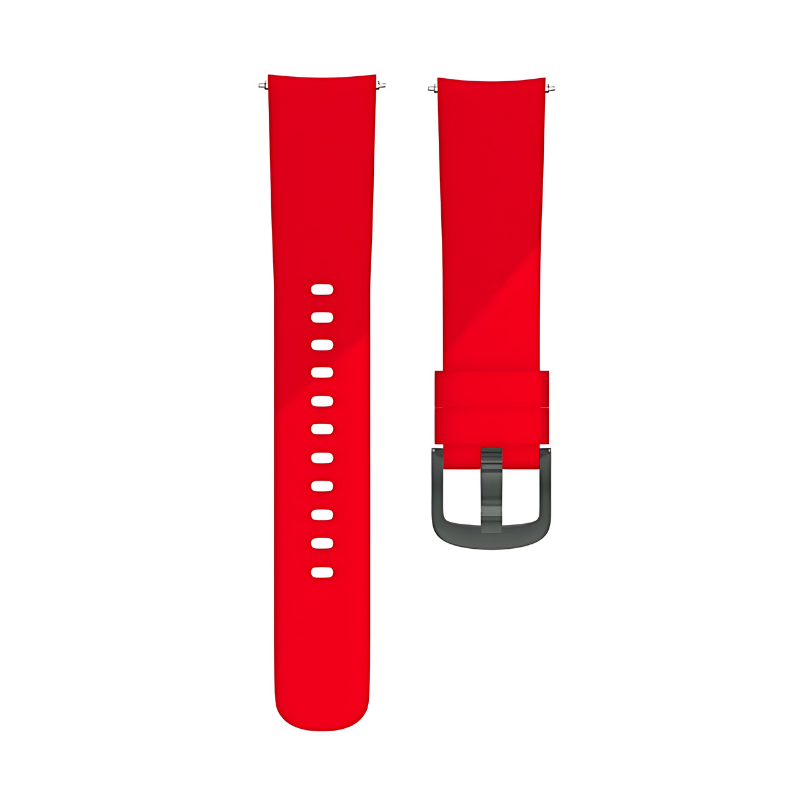Red Dual Tone Silicone Line Band for Samsung Watch in 20mm