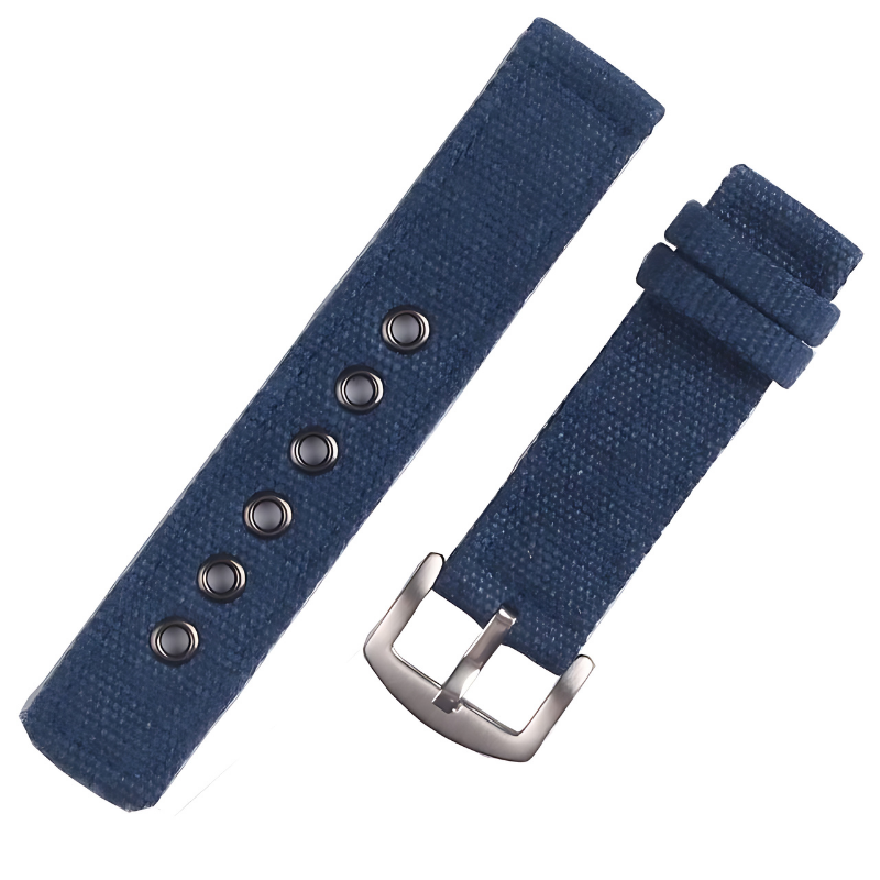 Blue Fabric NATO Band for Samsung Watch in 20mm/22mm