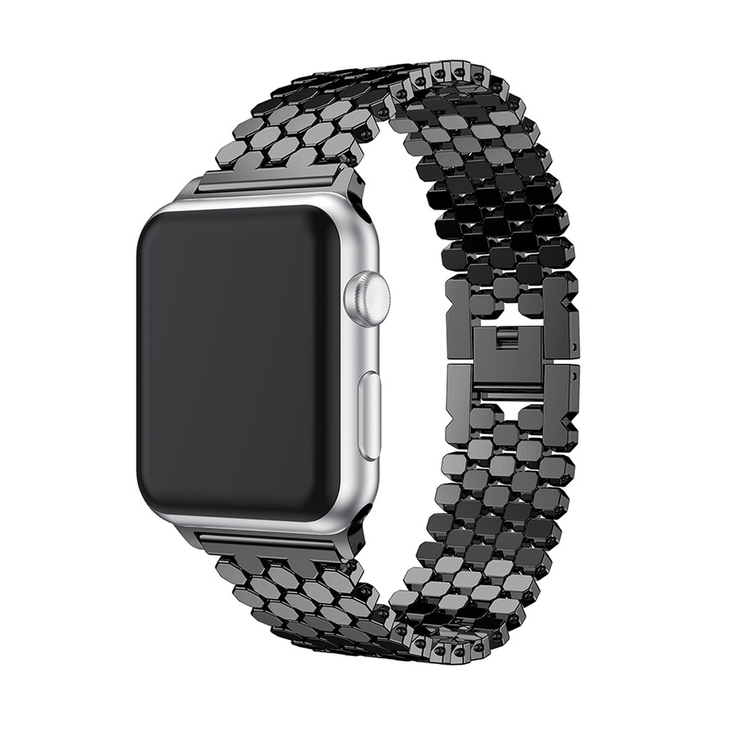 Black Honeycomb Metal Band for Apple Watch - 38mm