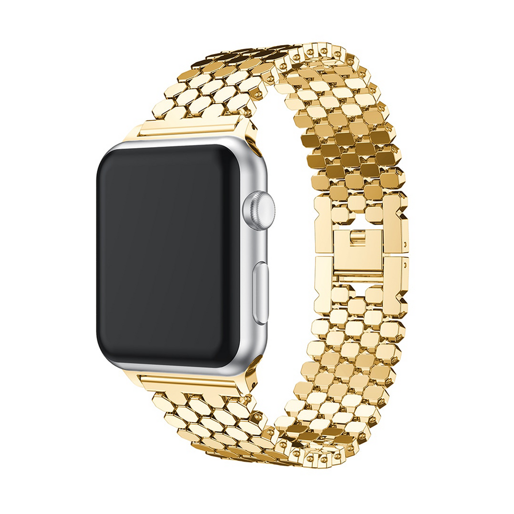 Gold Honeycomb Metal Band for Apple Watch - 38mm