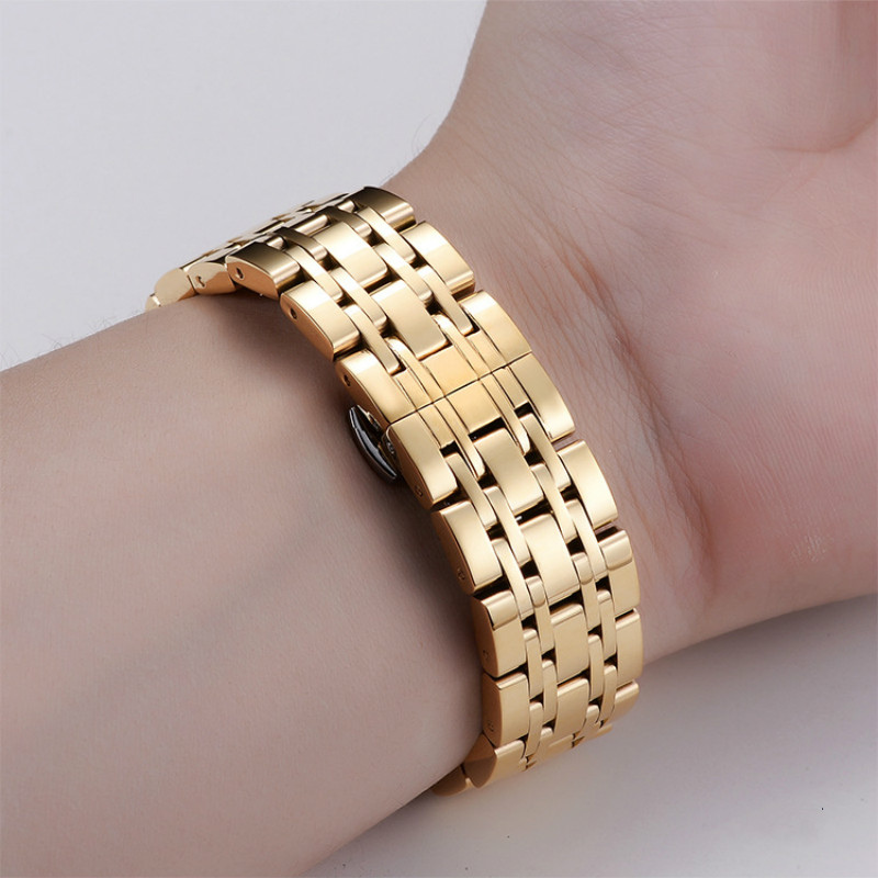 Gold Jubilee Stainless Steel Band for Samsung Watch in 20mm/22mm