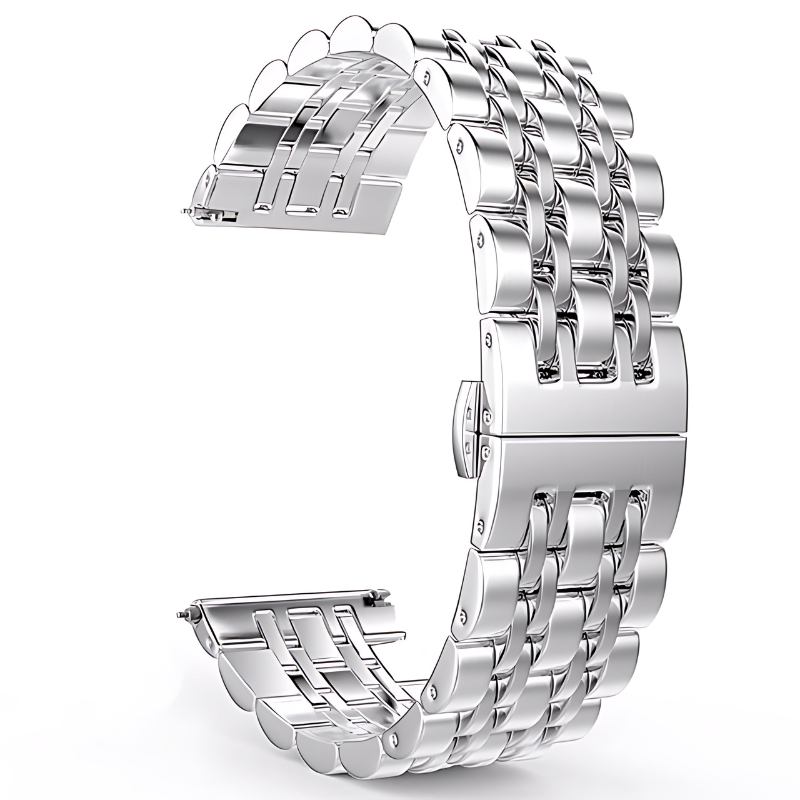 Silver Jubilee Stainless Steel Band for Samsung Watch in 20mm/22mm