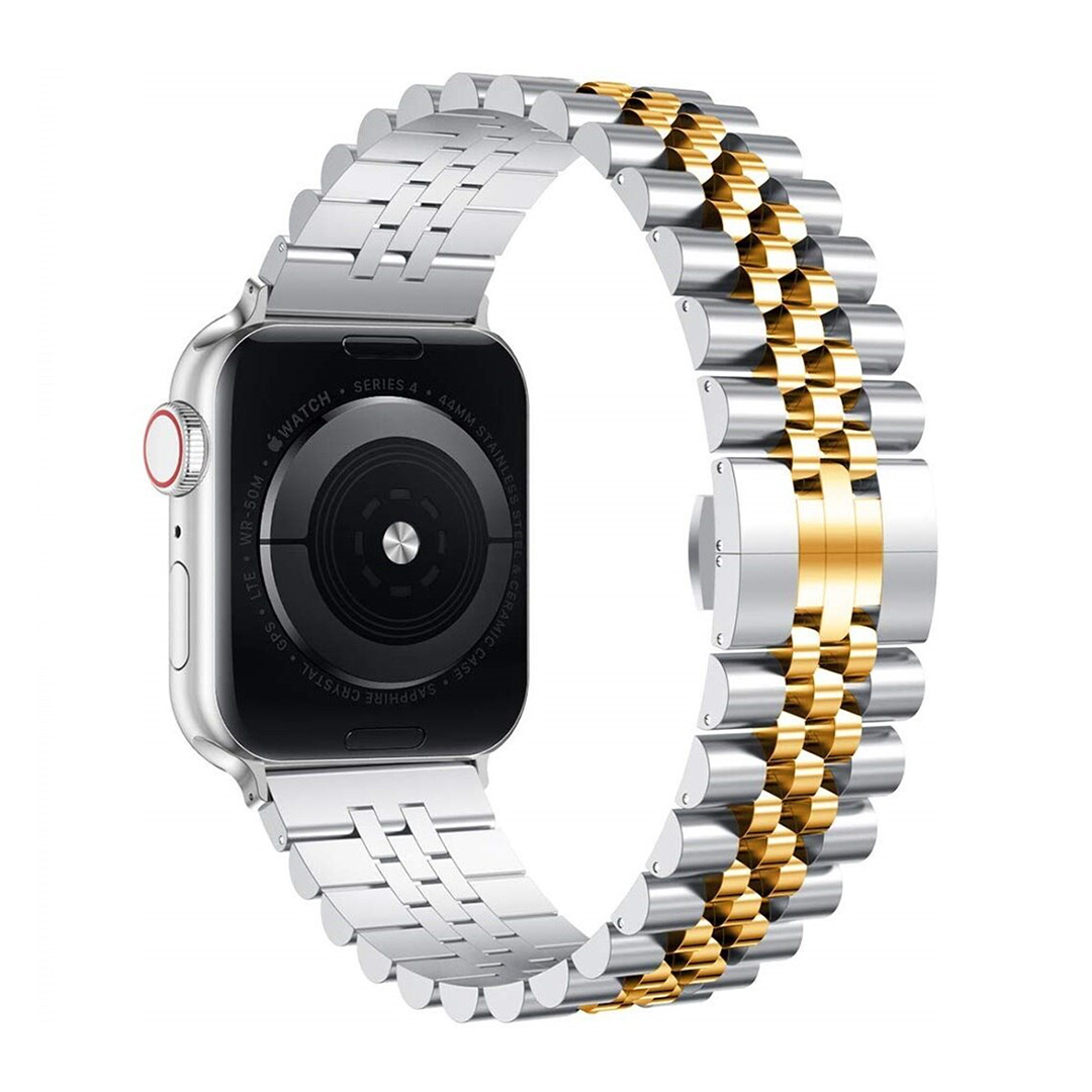 Silver Gold Jubilee Band for Apple Watch - 38mm