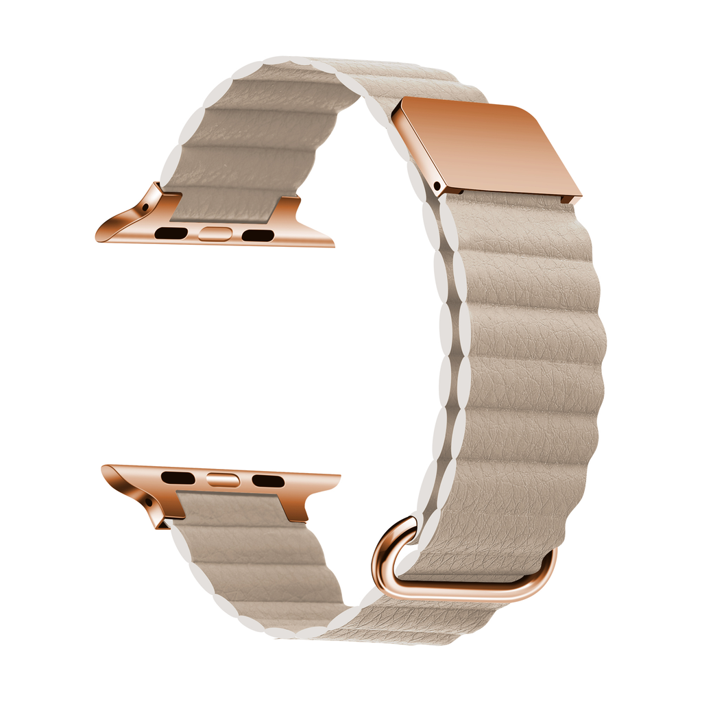 Starlight Magnetic Leather Band for Apple Watch - 38mm