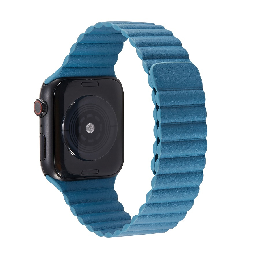 Cope Blue Magnetic Leather Link for Apple Watch - 38mm