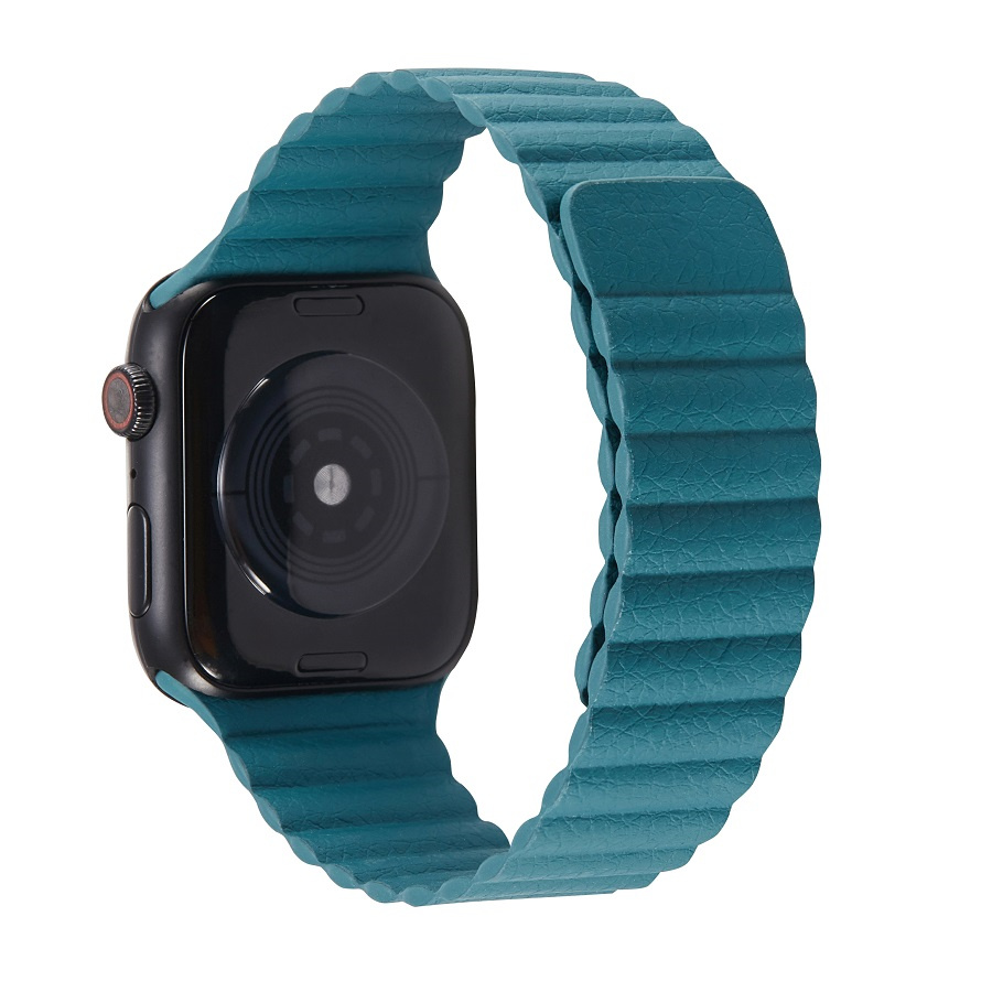 Green Magnetic Leather Link for Apple Watch - 38mm