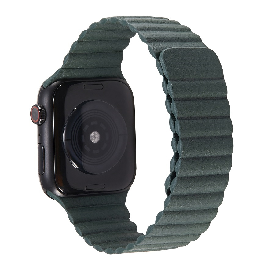 Turquoise Magnetic Leather Link for Apple Watch - 38mm