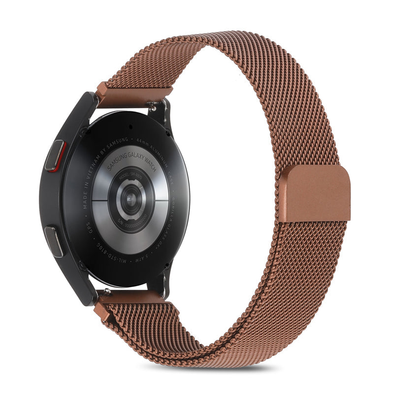 Brown Magnetic Milanese for Samsung Watch in 20mm/22mm