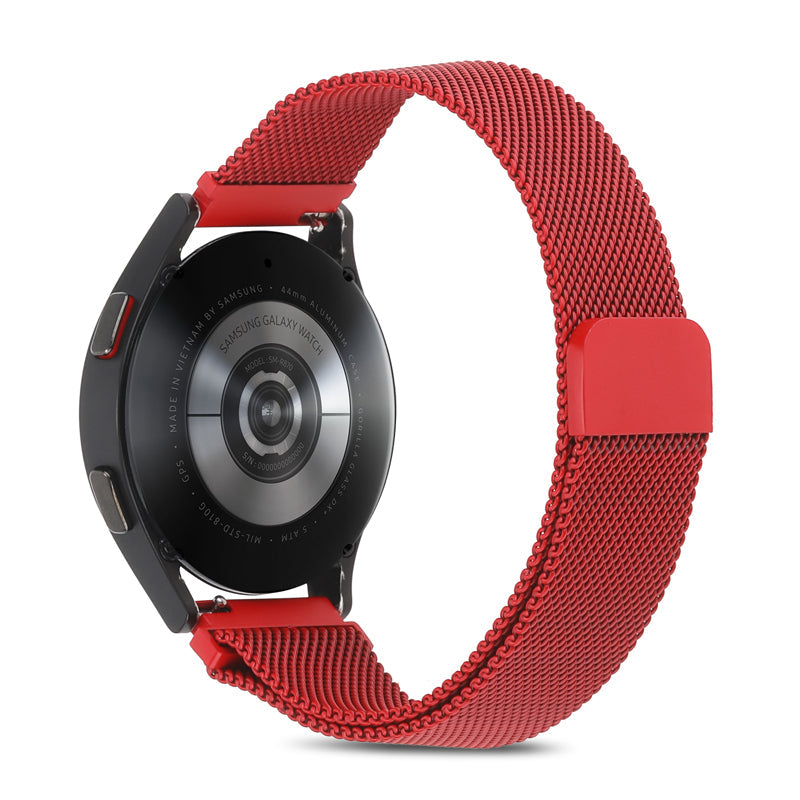 Red Magnetic Milanese for Samsung Watch in 20mm/22mm
