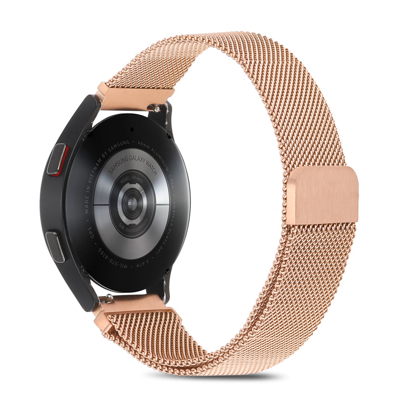 Rose Gold Magnetic Milanese for Samsung Watch in 20mm/22mm