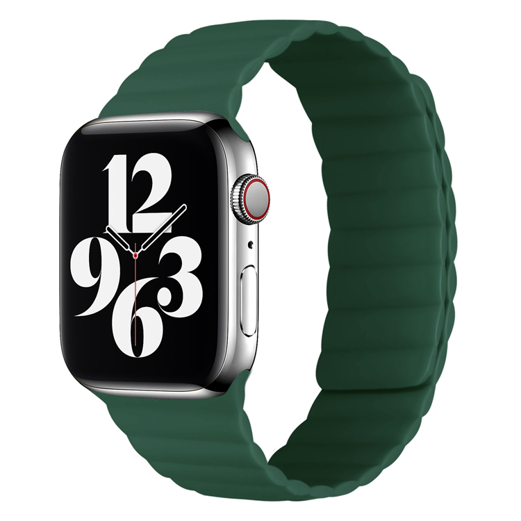 Army Green Magnetic Silicone Band for Apple Watch - 38mm