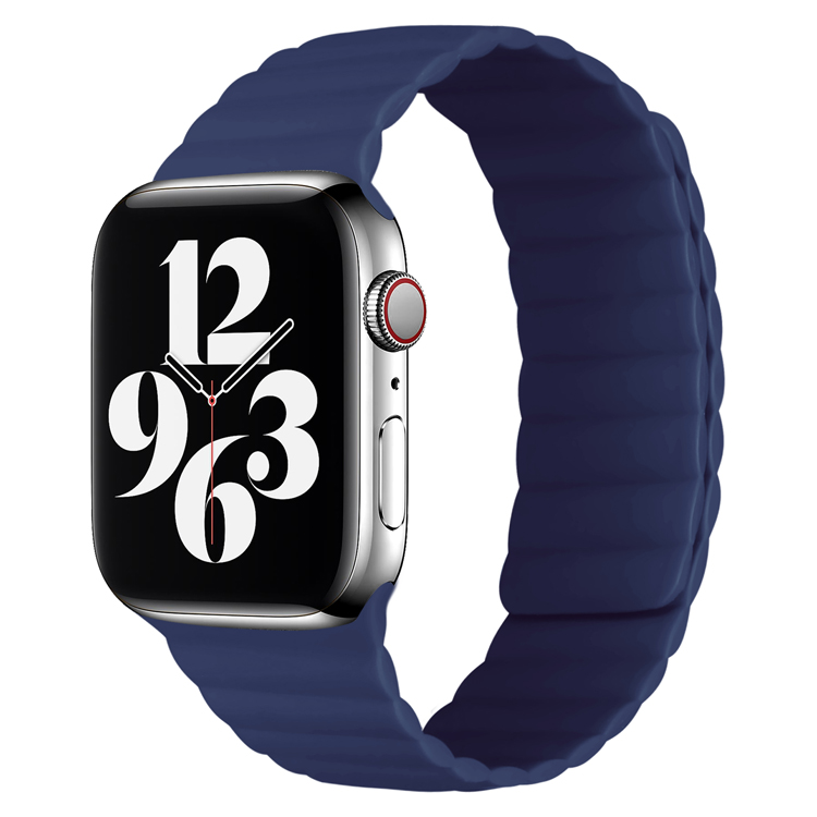 Blue Magnetic Silicone Band for Apple Watch - 38mm