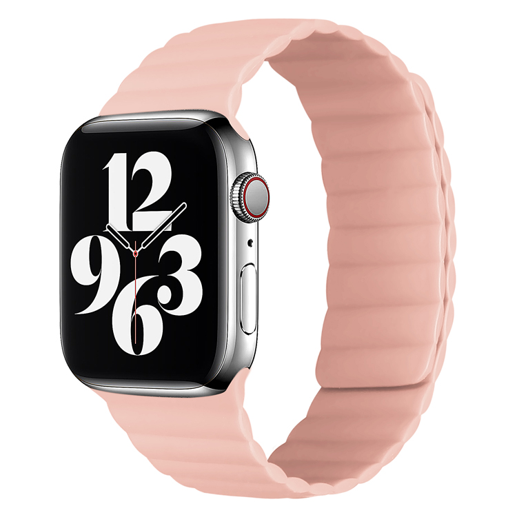 Pink Magnetic Silicone Band for Apple Watch - 38mm