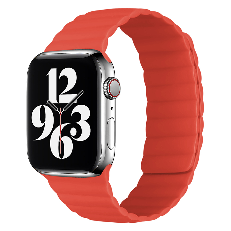 Red Magnetic Silicone Band for Apple Watch - 38mm