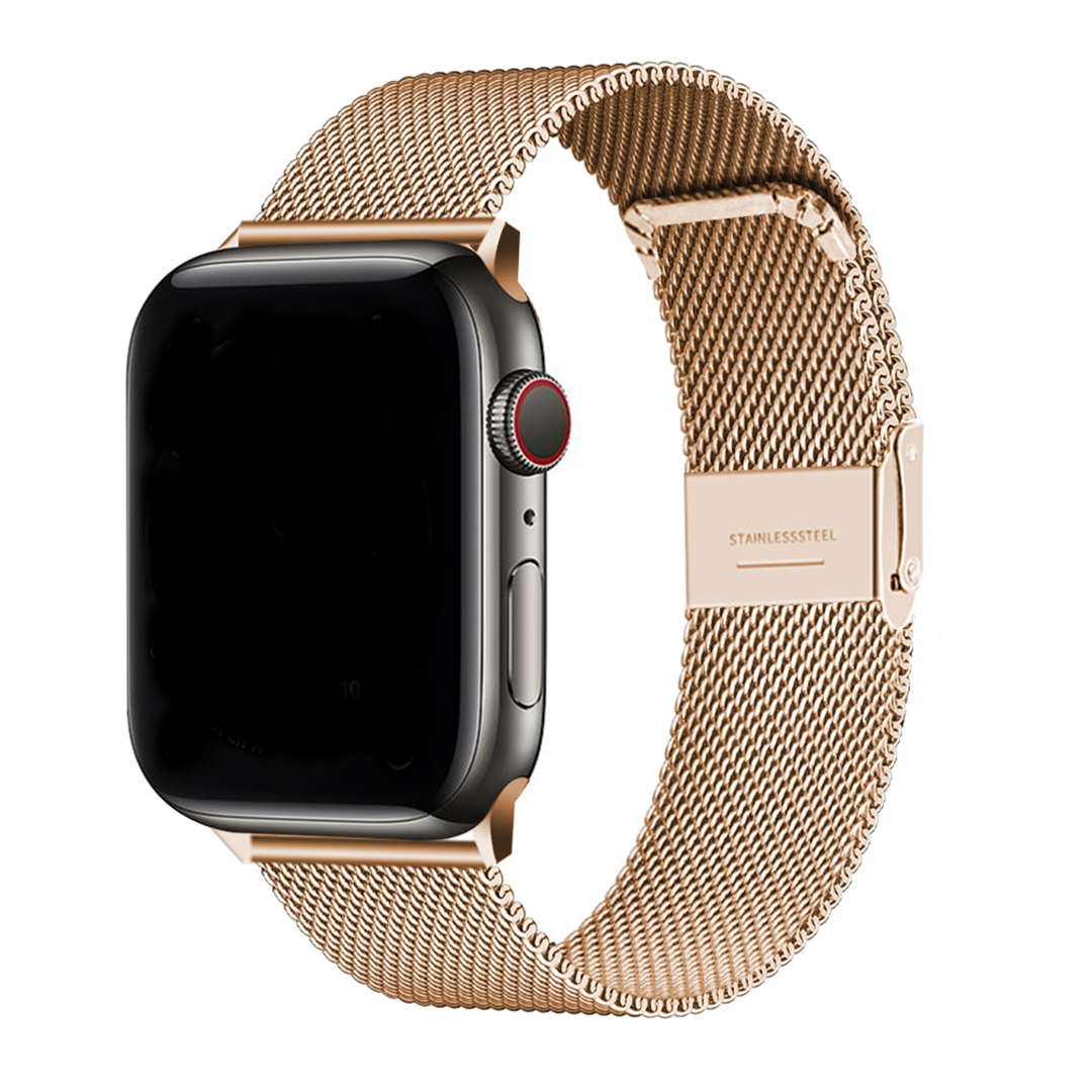 Rose Gold Milanese Buckle for Apple Watch