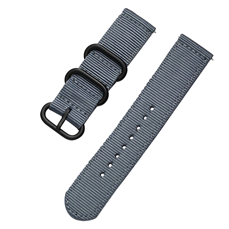 Grey Nato Band for Samsung Watch in 20mm/22mm