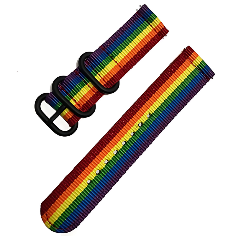Rainbow Nato Band for Samsung Watch in 20mm/22mm