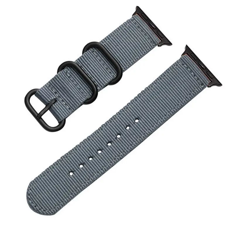 Gray Nato Band for Apple Watch - 38mm