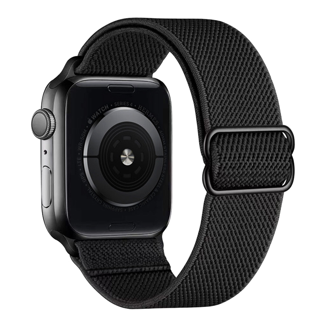 Black Nylon Loop for Apple Watch, 38mm