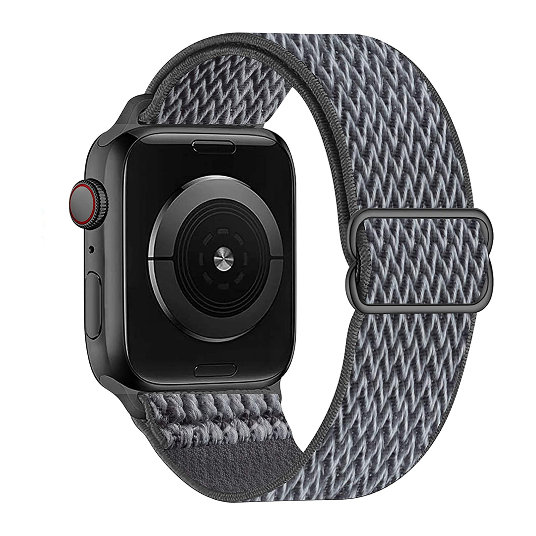 Gray White Nylon Loop Spring Edition for Apple Watch, 38mm