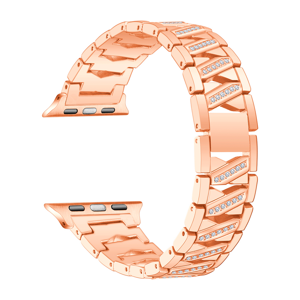 Rose Gold Precious Chain Link Band for Apple Watch, 38mm