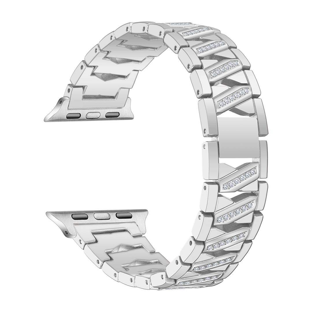 Silver Precious Chain Link Band for Apple Watch, 38mm