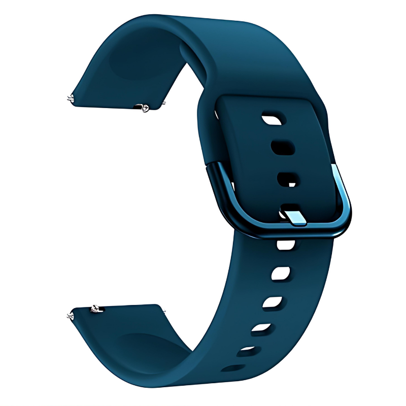 Midnight Green Silicone Buckle Band for Samsung Watch in 20mm/22mm