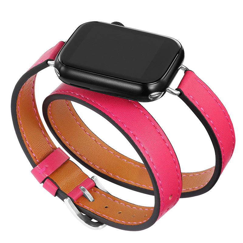 Pink Slim Leather Band, 38mm