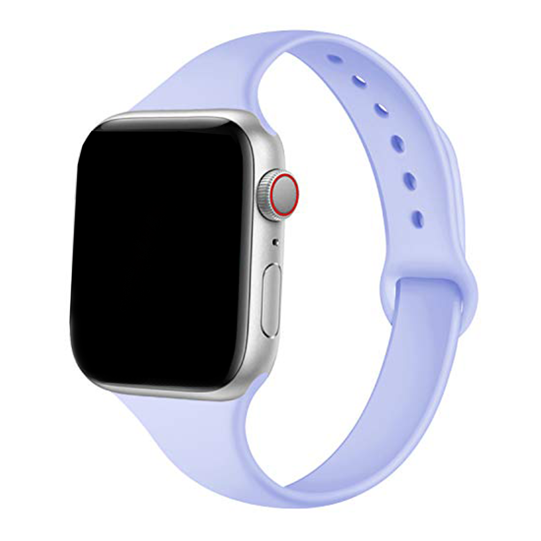 Lavender Slim Silicone Band for Apple Watch, 38mm