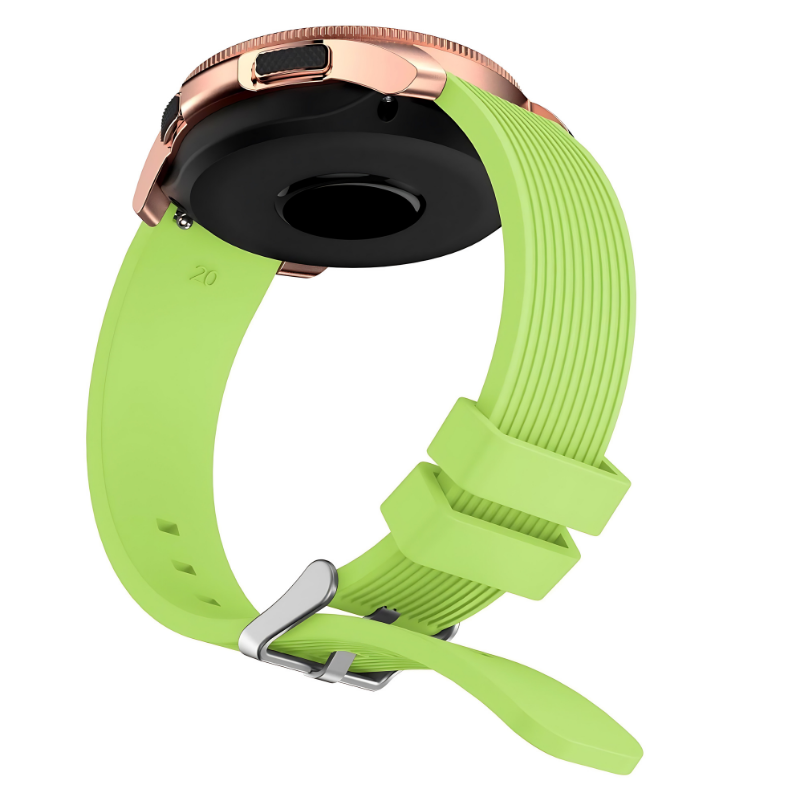 Green Sport Silicone Band for Samsung Watch in 20mm/22mm