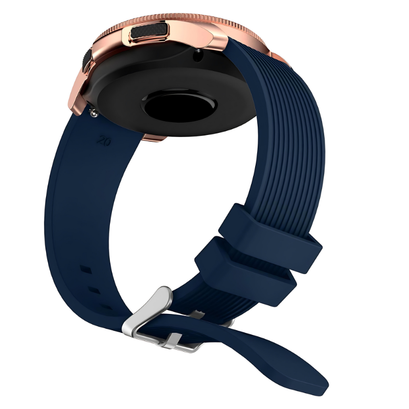 Midnight Blue Sport Silicone Band for Samsung Watch in 20mm/22mm