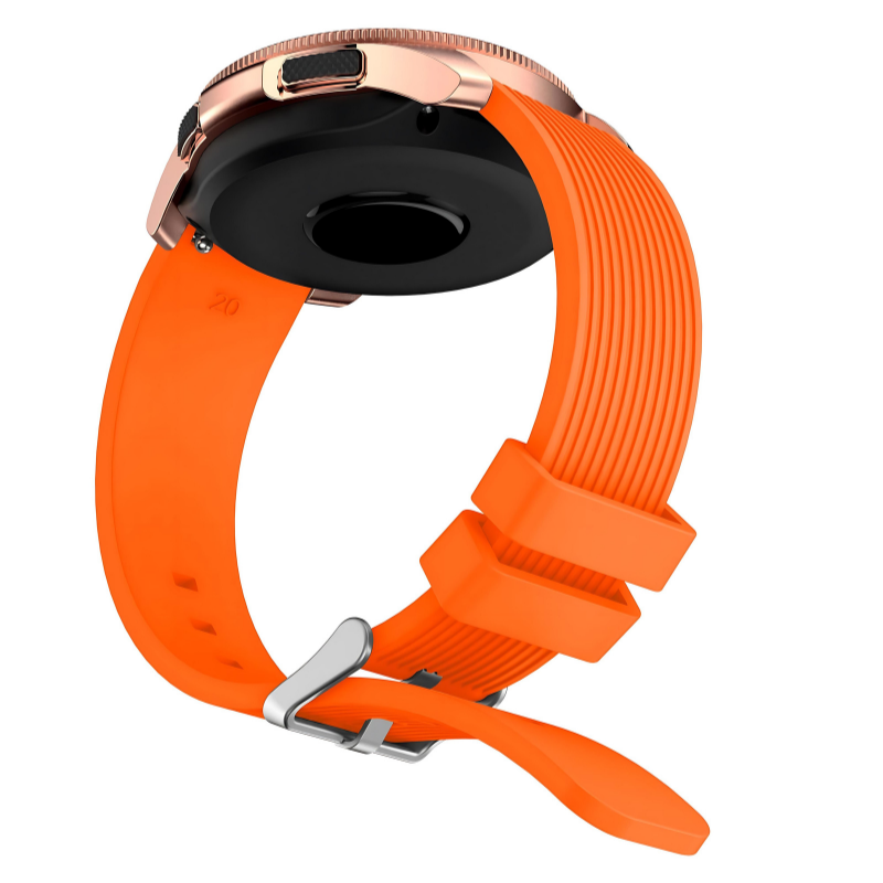 Orange Sport Silicone Band for Samsung Watch in 20mm/22mm