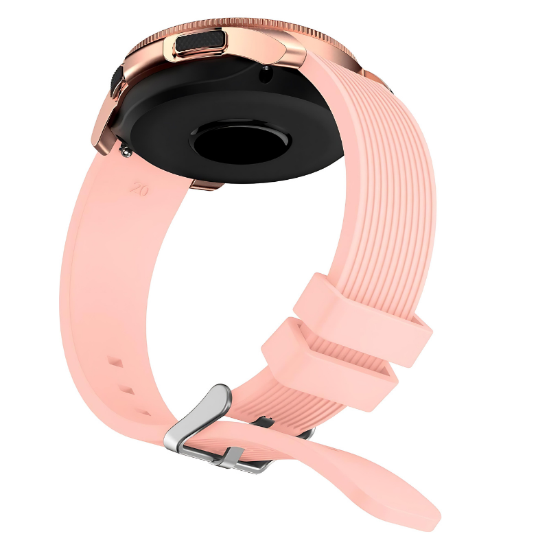 Pink Sport Silicone Band for Samsung Watch in 20mm/22mm