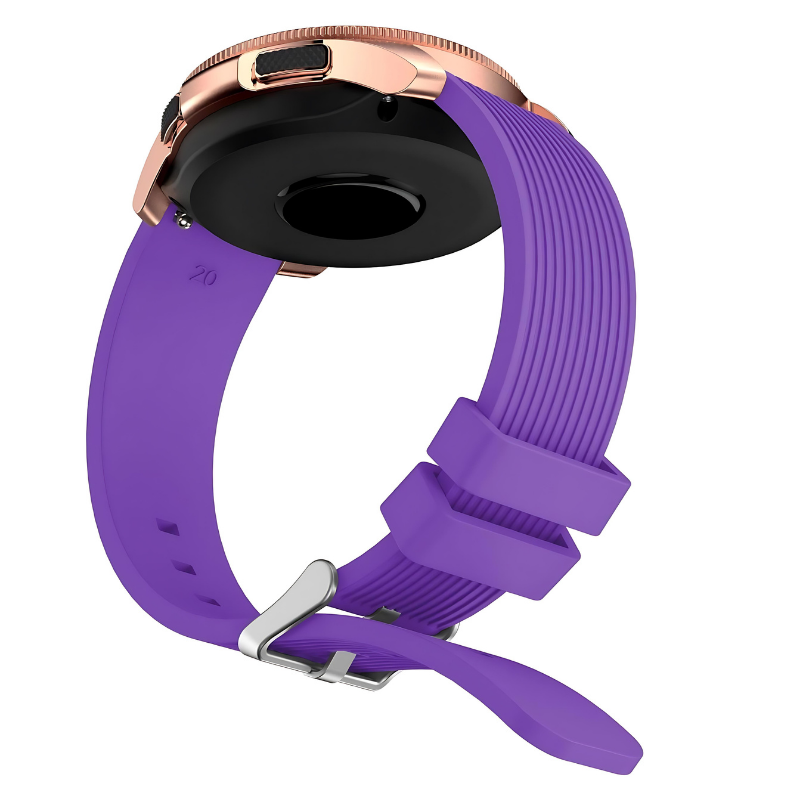 Purple Sport Silicone Band for Samsung Watch in 20mm/22mm