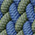 Twisty Blue & Green Braided Buckle for Apple Watch swatch