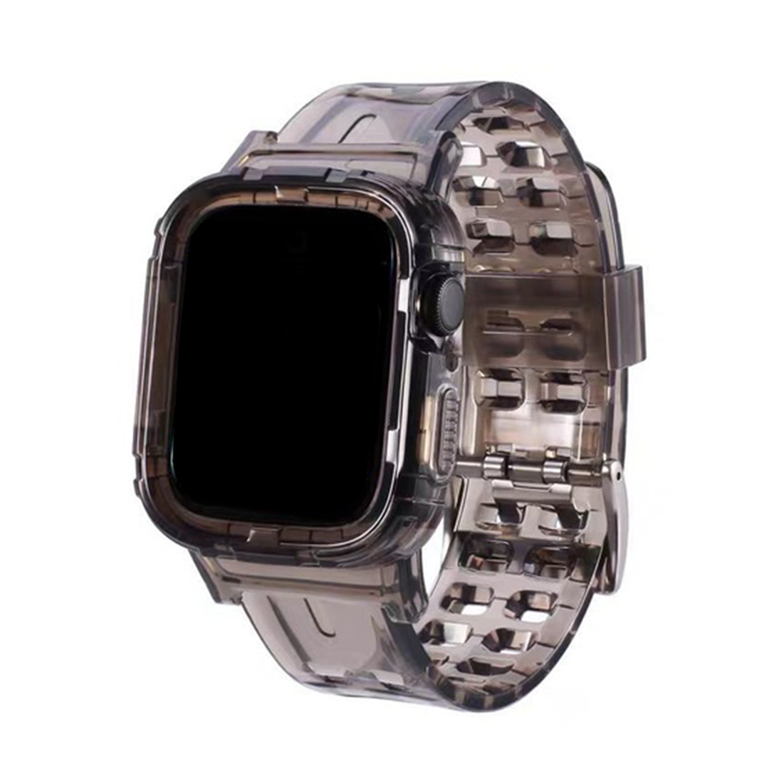 Translucent Black Translucent Silicone Band for Apple Watch, 38mm