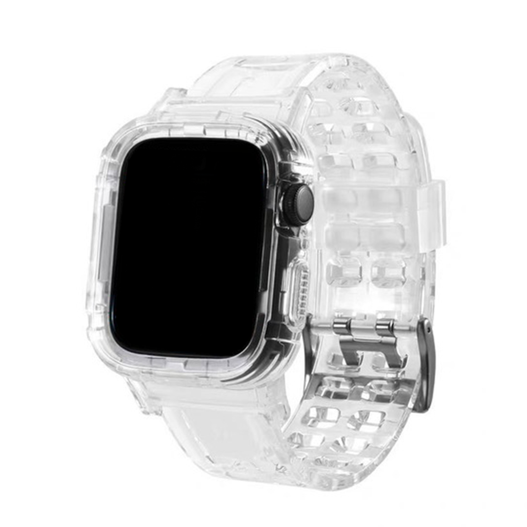 Transparent Translucent Silicone Band for Apple Watch, 38mm