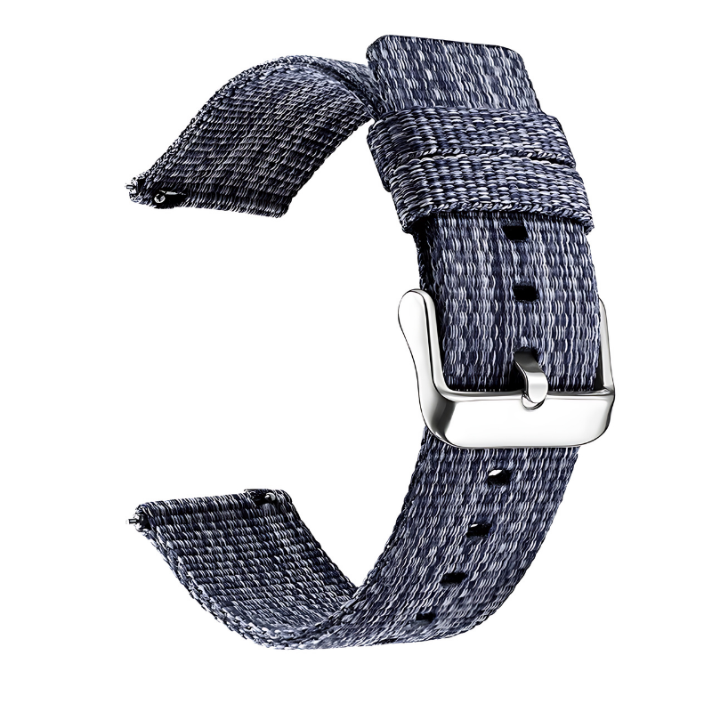 Black Woven Nylon Band for Samsung Watch in 20mm/22mm