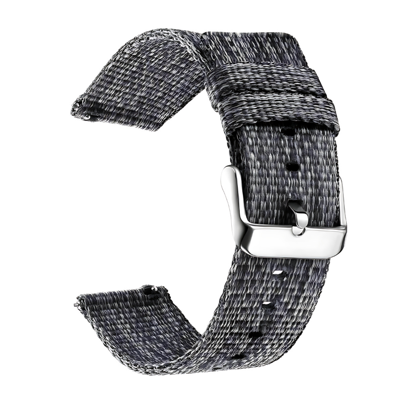 Grey Woven Nylon Band for Samsung Watch in 20mm/22mm