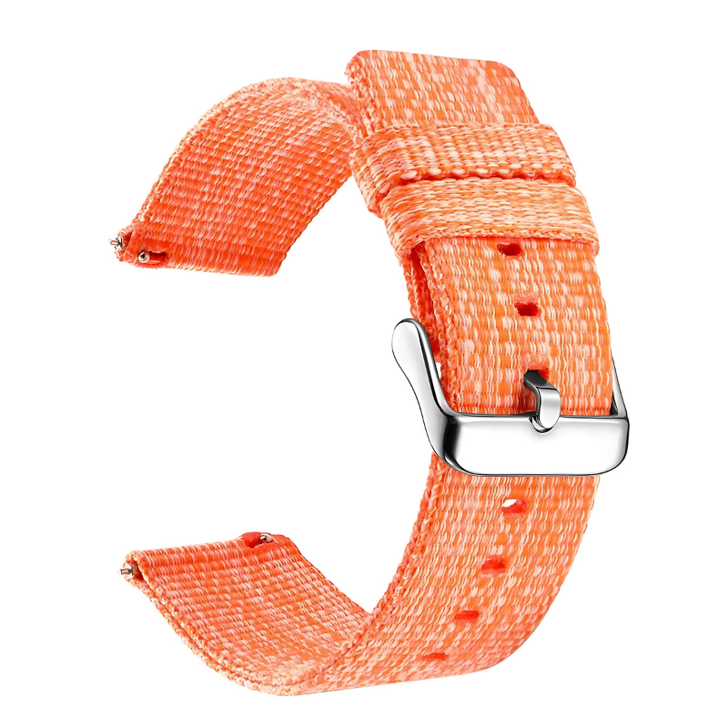 Orange Woven Nylon Band for Samsung Watch in 20mm/22mm