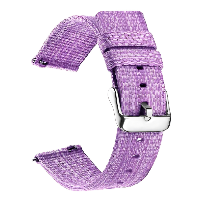 Purple Woven Nylon Band for Samsung Watch in 20mm/22mm