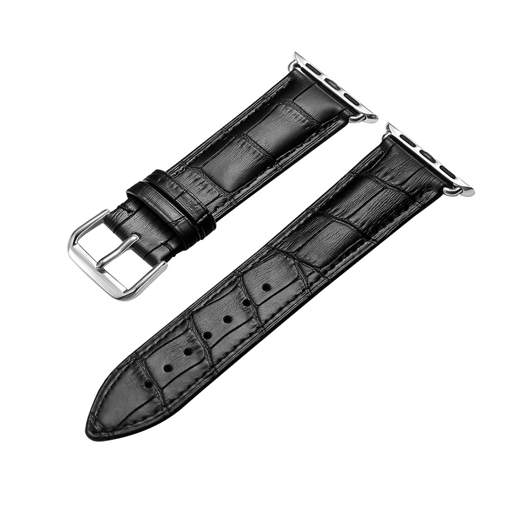 Dress Leather Strap Apple Watch Leather Band Black 42mm/44mm/45mm/49mm