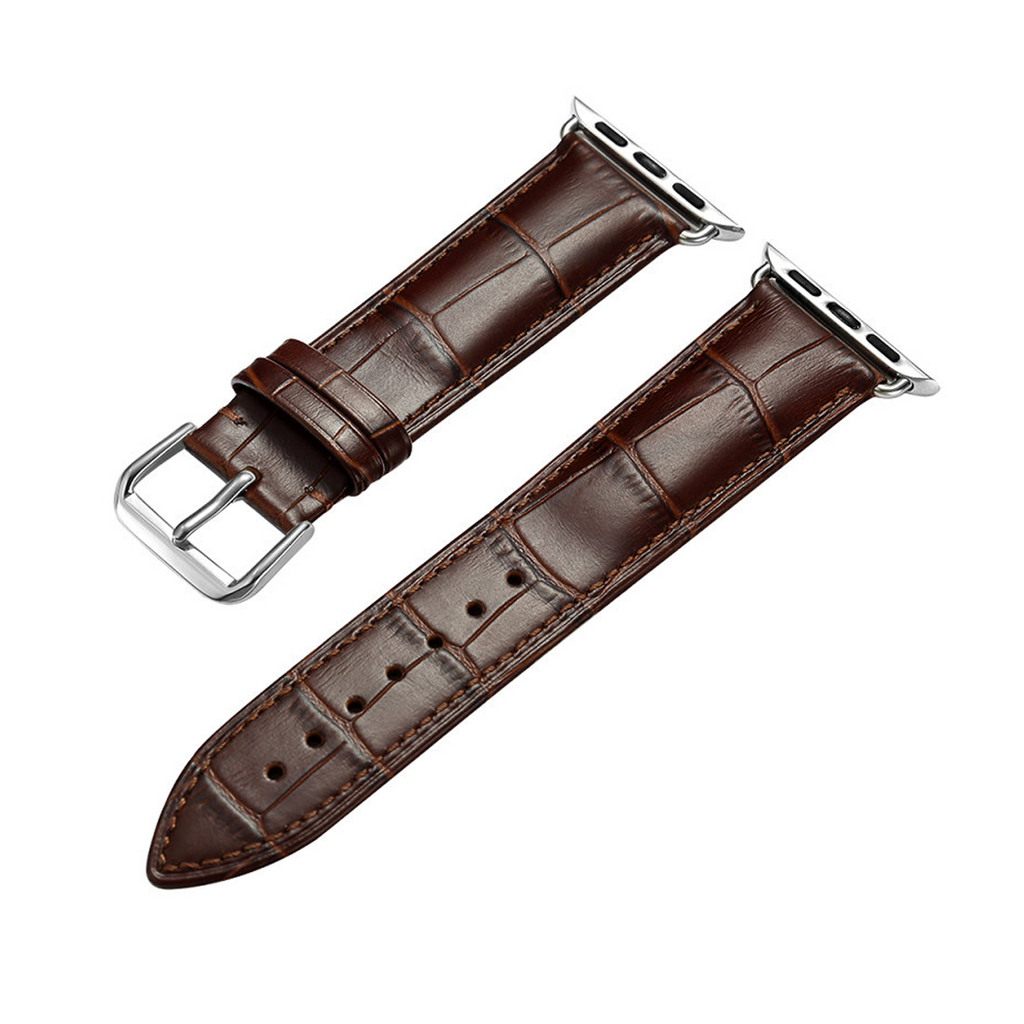 Dress Leather Strap Apple Watch Leather Band Brown 42mm/44mm/45mm/49mm