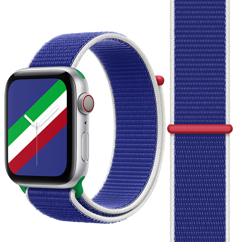 Dual Tone Nylon Loop for Apple Watch Band Italy
