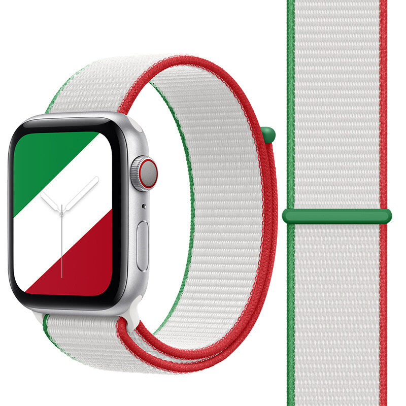 Dual Tone Nylon Loop for Apple Watch Band Mexico