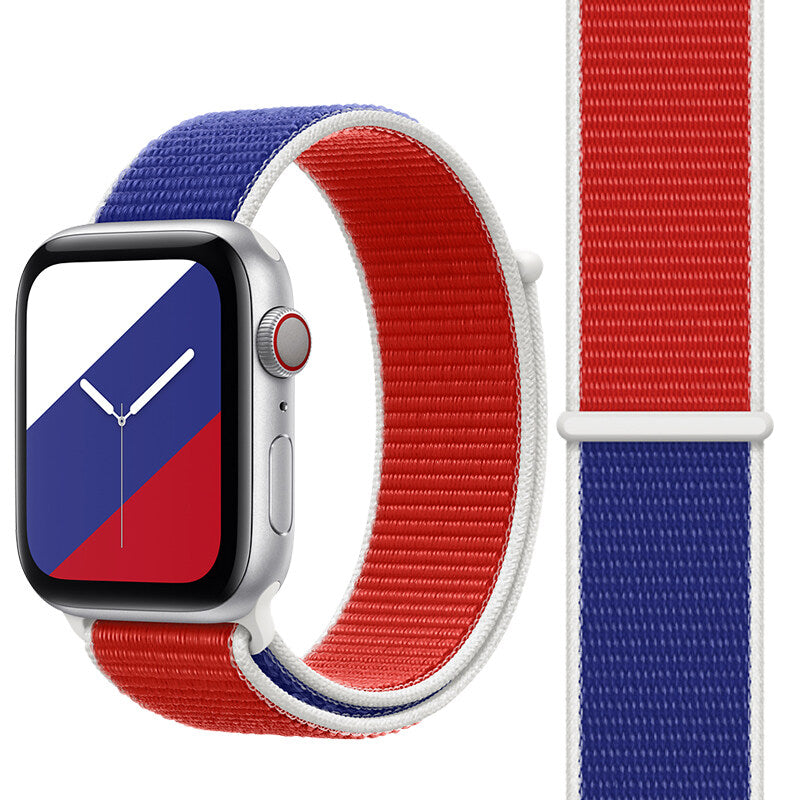 Dual Tone Nylon Loop for Apple Watch Band Russia