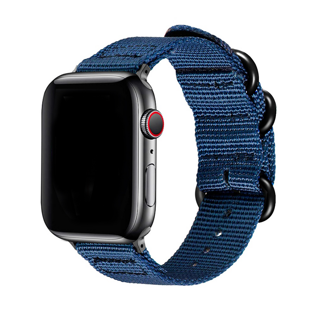 Nato Band Apple Watch Band For Men And Women Blue 42mm/44mm/45mm/49mm